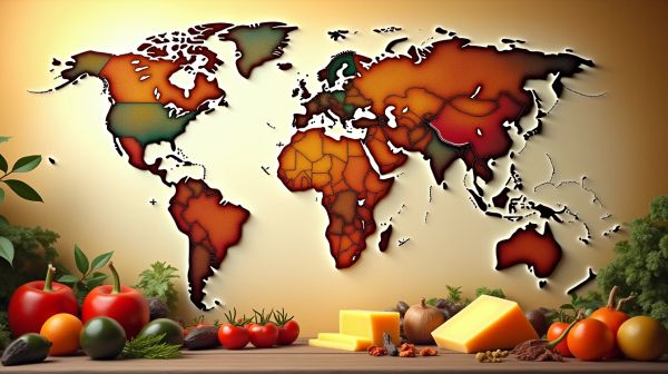 Parcourez les recettes de cuisine du monde à travers la planète
